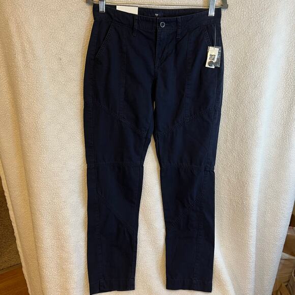 NEW GAP 0R navy blue pants size 0 preowned excellent condition new with tags - Picture 1 of 9